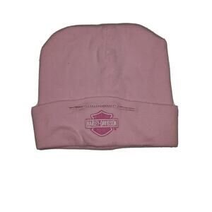 Infant‎ Girl's Pink HARLEY DAVIDSON Beanie Cap 3-6 Mos